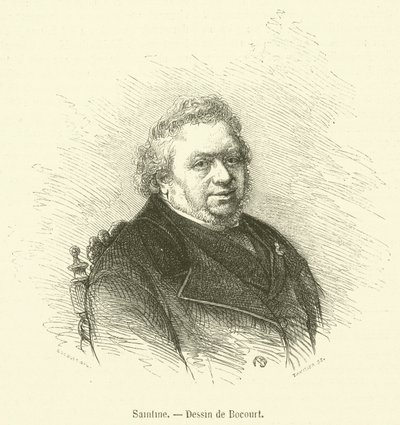 Saintine (Gravur) von French School