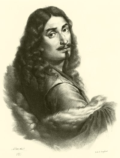 Salvator Rosa, Porträt von French School
