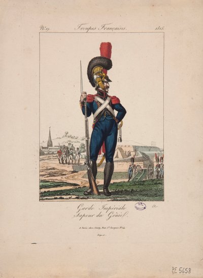 Pionier der Kaiserlichen Garde, Französische Truppen, Nr. 19 von French School