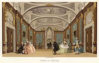 Theaterszene von French School