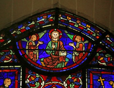 Szene aus dem Leben des St. Martin, Kathedrale von Chartres von French School