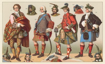 Schottische Tracht von French School