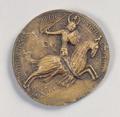 Siegel von Jean IV der Tapfere, Herzog der Bretagne von French School