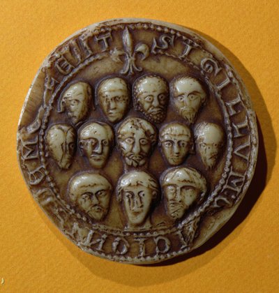Siegel des Rates der Kommune von Meulan, 1195 von French School