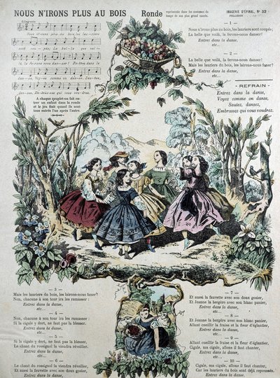 Notenblatt für das beliebte Lied „Nus n