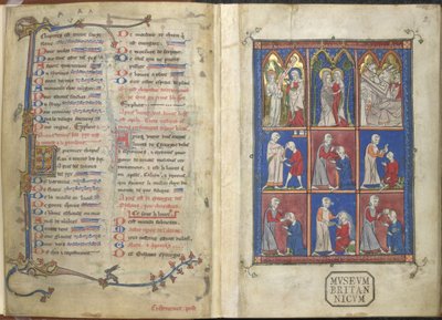 Die Chirurgia: Biblische und medizinische Szenen von French School