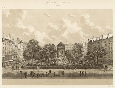 Square der Unschuldigen, 1878 von French School