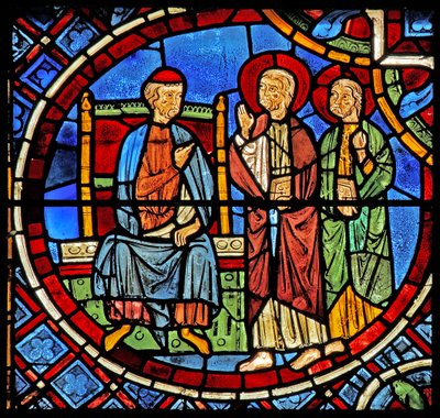 Hl. Simon und Judas vor Warardac von French School