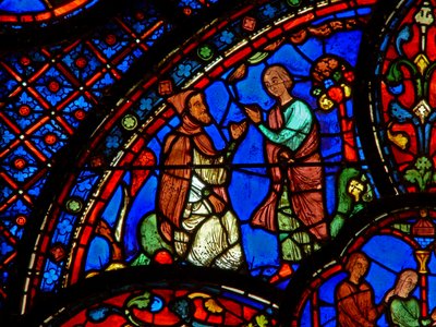 St. Antonius: hört die Lehren eines Einsiedlers von French School