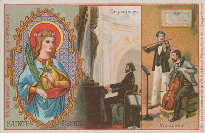 St. Cäcilia, Organistin und Musiker von French School