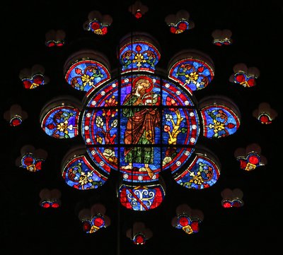 St. Johannes der Täufer in der Wüste mit dem Agnus Dei von French School