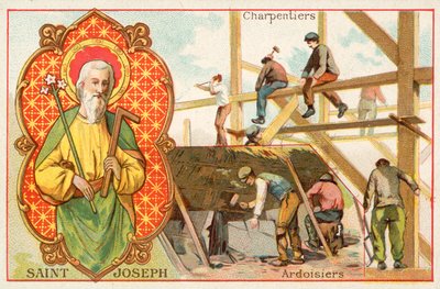 St. Josef, Schutzpatron der Zimmerleute und Dachdecker von French School