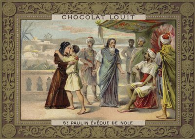 St. Paulinus, Bischof von Nola von French School