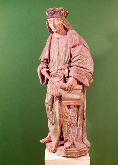 St. Yves de Treguier (1253-1303), aus der Kirche St. Martin, Amiens von French School