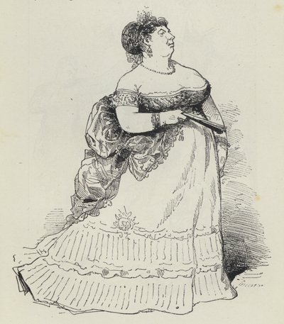 Starke Dame (Stich) von French School