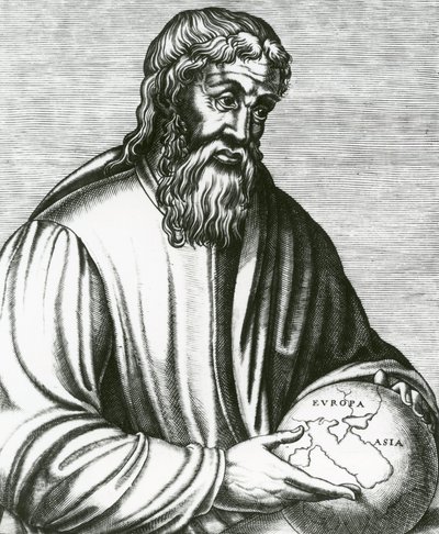 Strabo der Geograph, 16. Jahrhundert von French School