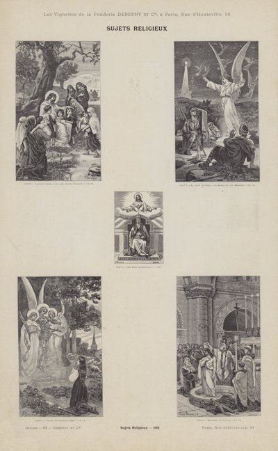 Religiöse Themen von French School