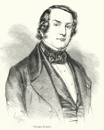 Tanneguy Duchâtel, französischer Politiker und Innenminister, der sein Amt in der französischen Februarrevolution von 1848 verlor von French School