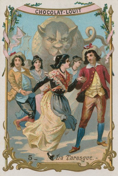 Tarasque, legendärer Drache der Provence von French School