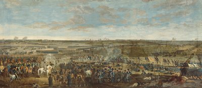 Die Schlacht von Leipzig, 18. Oktober 1813 von French School