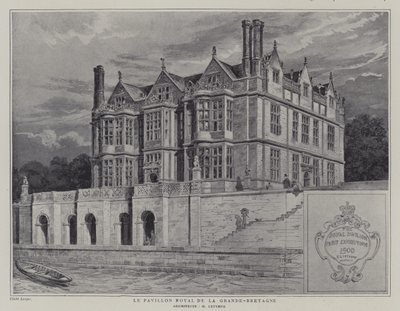 Der britische Königspavillon auf der Weltausstellung 1900, Paris von French School