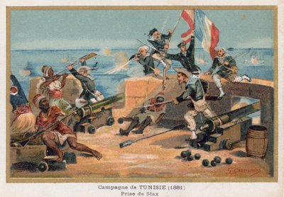 Die Eroberung von Sfax von French School