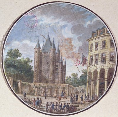 Der Donjon des Tempels, Paris von French School