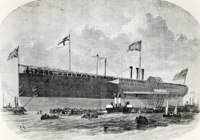 Die Great Eastern, Illustration aus Le Nouvel Illustré, 1867 von French School