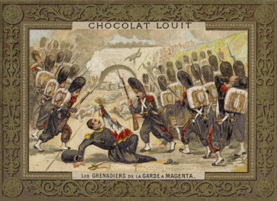 Die Grenadiere der Garde in der Schlacht bei Magenta, 1859 von French School