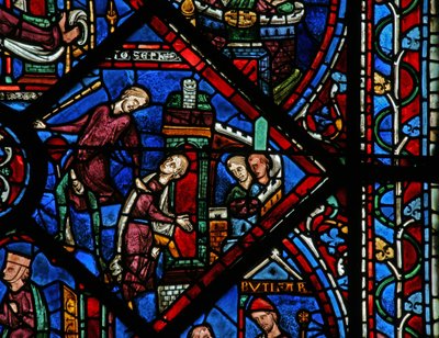 Das Joseph-Fenster: Er wird ins Gefängnis geworfen von French School
