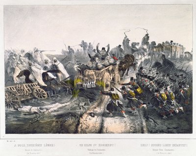 Der Rückzug der Franzosen aus Konstantinopel am 24. November 1836 von French School