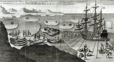 Das Schiff schließt Bündnis mit den Eskimos, aus 