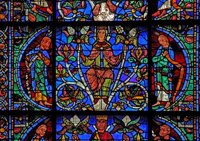 Der Baum Jesse: Ein Prophet, die Jungfrau Maria, Daniel von French School