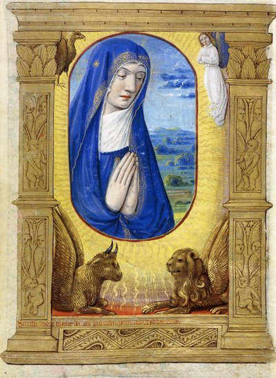 Die betende Jungfrau, ca. 1500 von French School