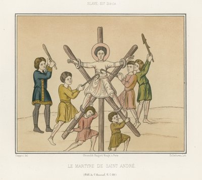 Die Kreuzigung des Heiligen Andreas von French School
