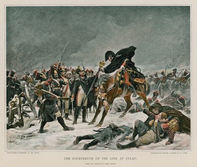 Das vierzehnte Regiment in Eylau von French School