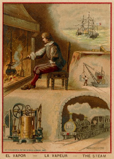 Die Geschichte der Nutzung von Dampf von French School
