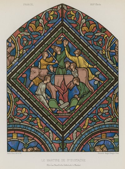 Das Martyrium des Heiligen Eustachius von French School