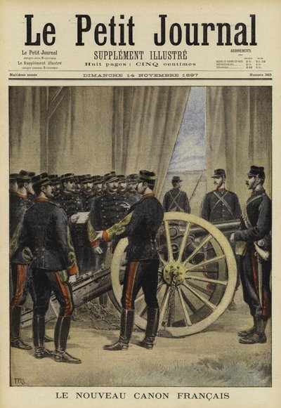 Die neue französische Kanone, 1897 von French School