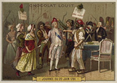 Die Sansculotten stürmen den Tuilerienpalast, Französische Revolution, 20. Juni 1792 von French School