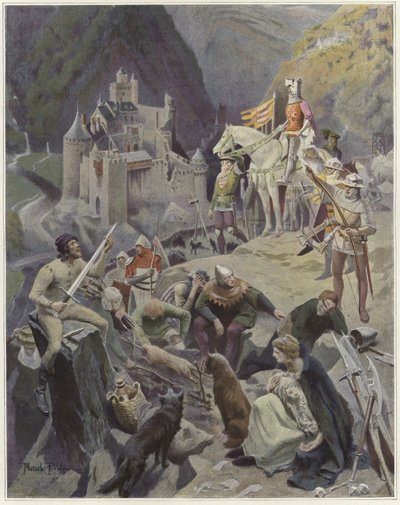 Die Belagerung von Buren von French School