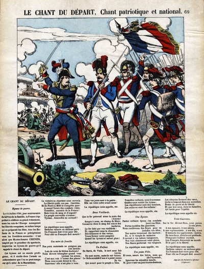 Das Lied des Aufbruchs, patriotisches und nationales Lied von French School