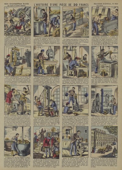 Die Geschichte einer 20-Franc-Münze von French School
