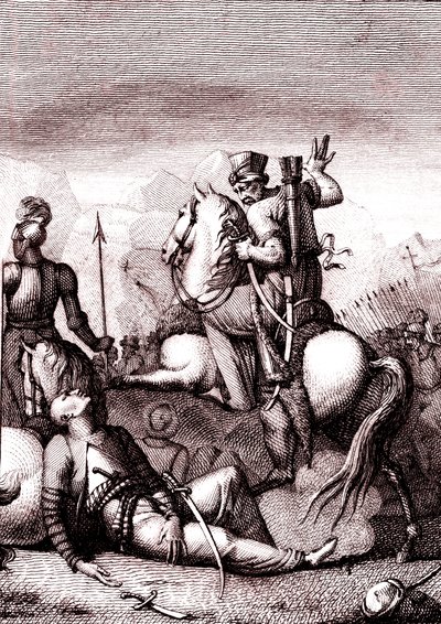 Der türkische Sultan Soliman in "Jerusalem befreit" von Torquato Tasso von French School