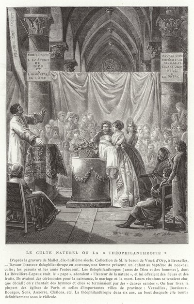 Theophilanthropischer Gottesdienst von French School