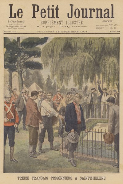 Dreizehn französische Gefangene auf St. Helena von French School