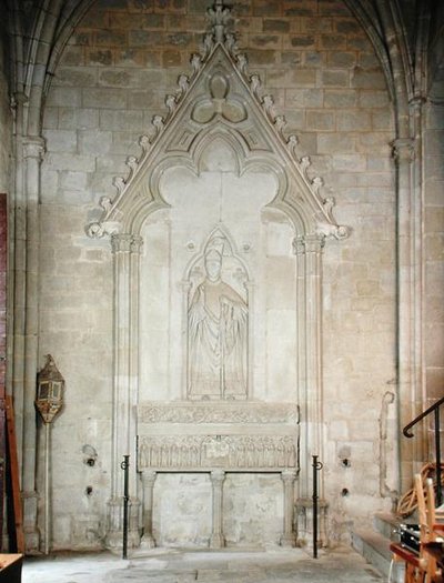 Grab von Bischof Radulphe in der Radulphe-Kapelle von French School