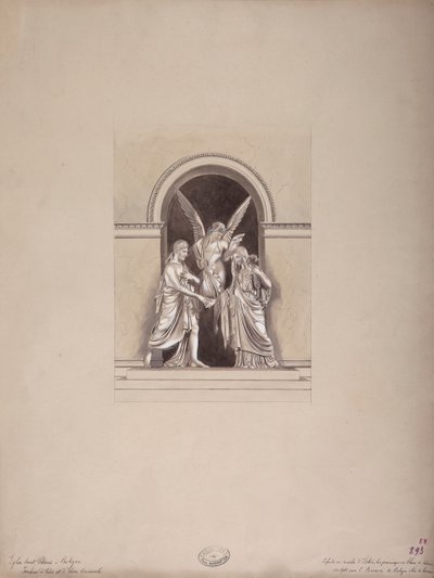 Grab von Felix und Elisa Baciocchi, Basilika San Petronio, Bologna, ca. 1900-20 von French School