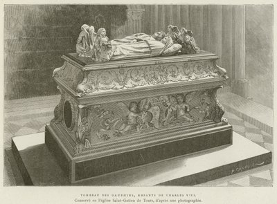 Grab der Delfine, Kinder von Karl VIII. von French School
