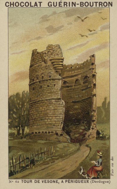Turm von Vesone in Perigueux, Dordogne von French School